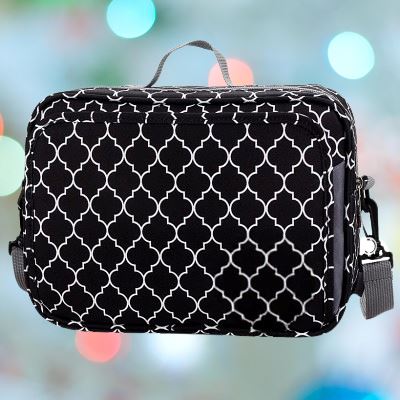 sac a langer losanges noir