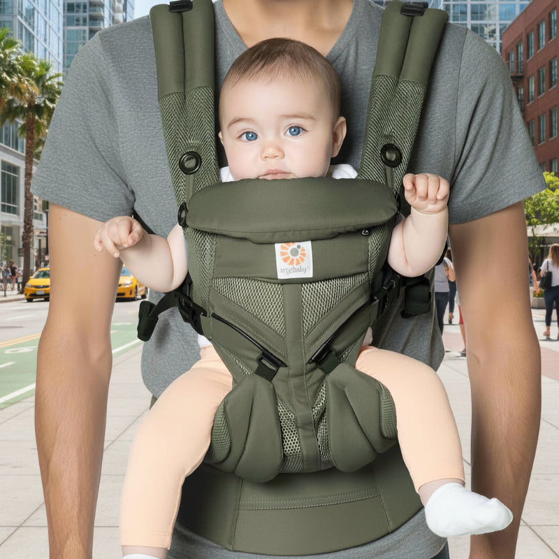 bébé face porte bebe vert olive