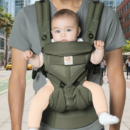 bébé face porte bebe vert olive