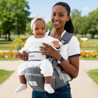 bebe maman complice porte bebe gris