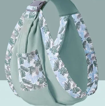 echarpe de portage menthe1