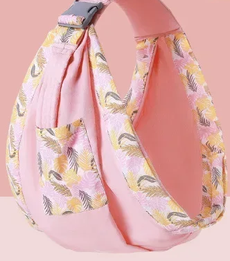 echarpe de portage rose fraise