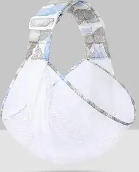 echarpe de portage tissu maille gris