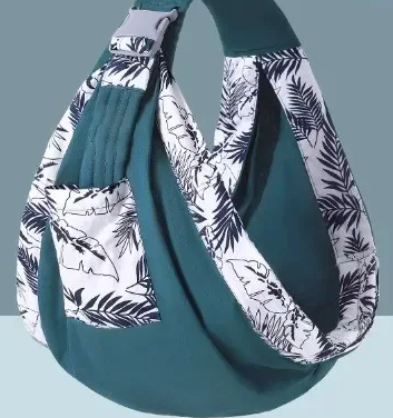 echarpe de portage vert1