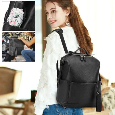 femme sac à langer noir