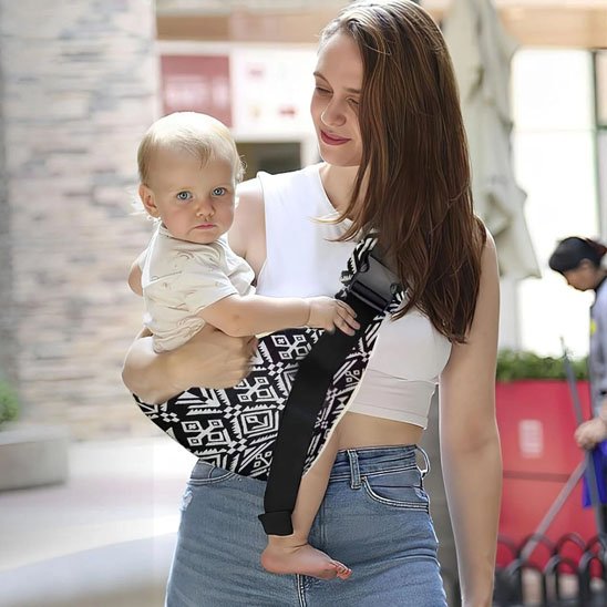 maman bebe hanche charpe de portage egypte bleu