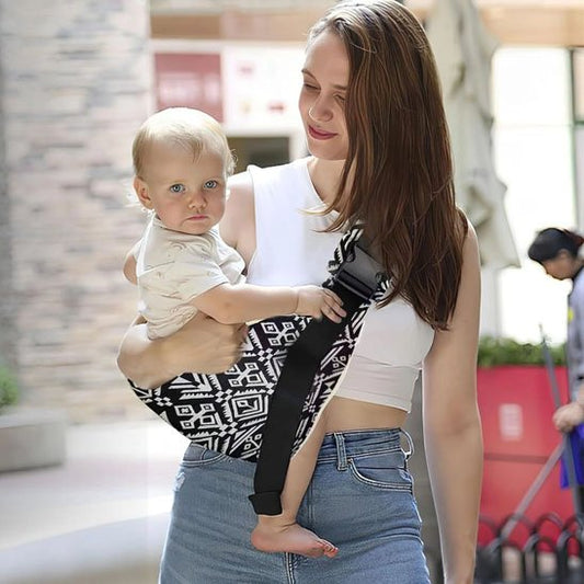 maman bebe hanche charpe de portage egypte bleu