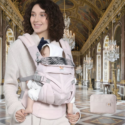 maman bebe love porte bebe rose maille