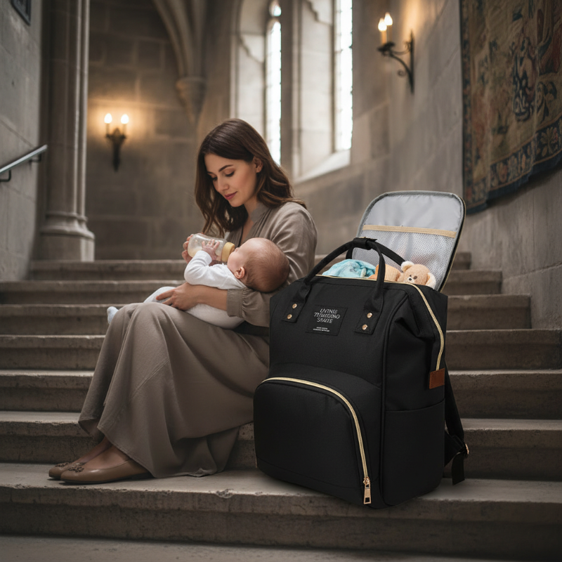 maman biberon bebe chateau sac a langer 