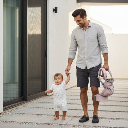 papa bebe marche porte bebe rose maille
