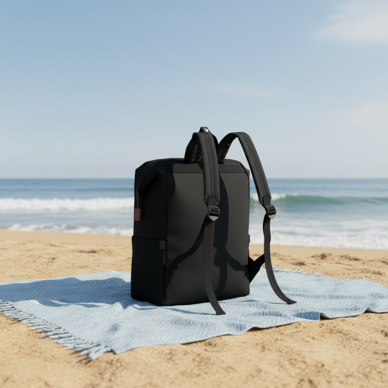 plage sac a langer noir