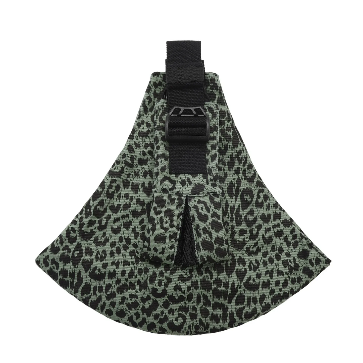 porte bebe deface leopard vert 