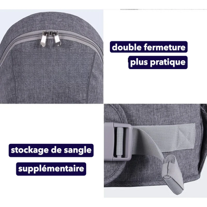 porte bebe gris accessoires