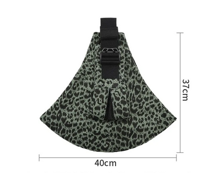 porte bebe taille leopard vert