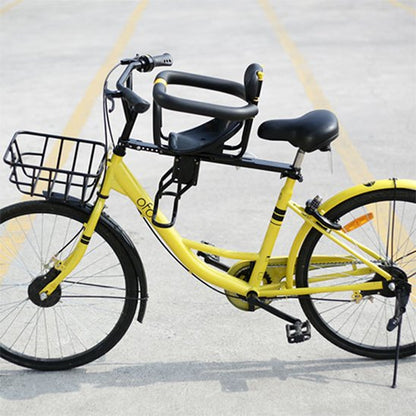 Porte bebe velo avant noir carbone
