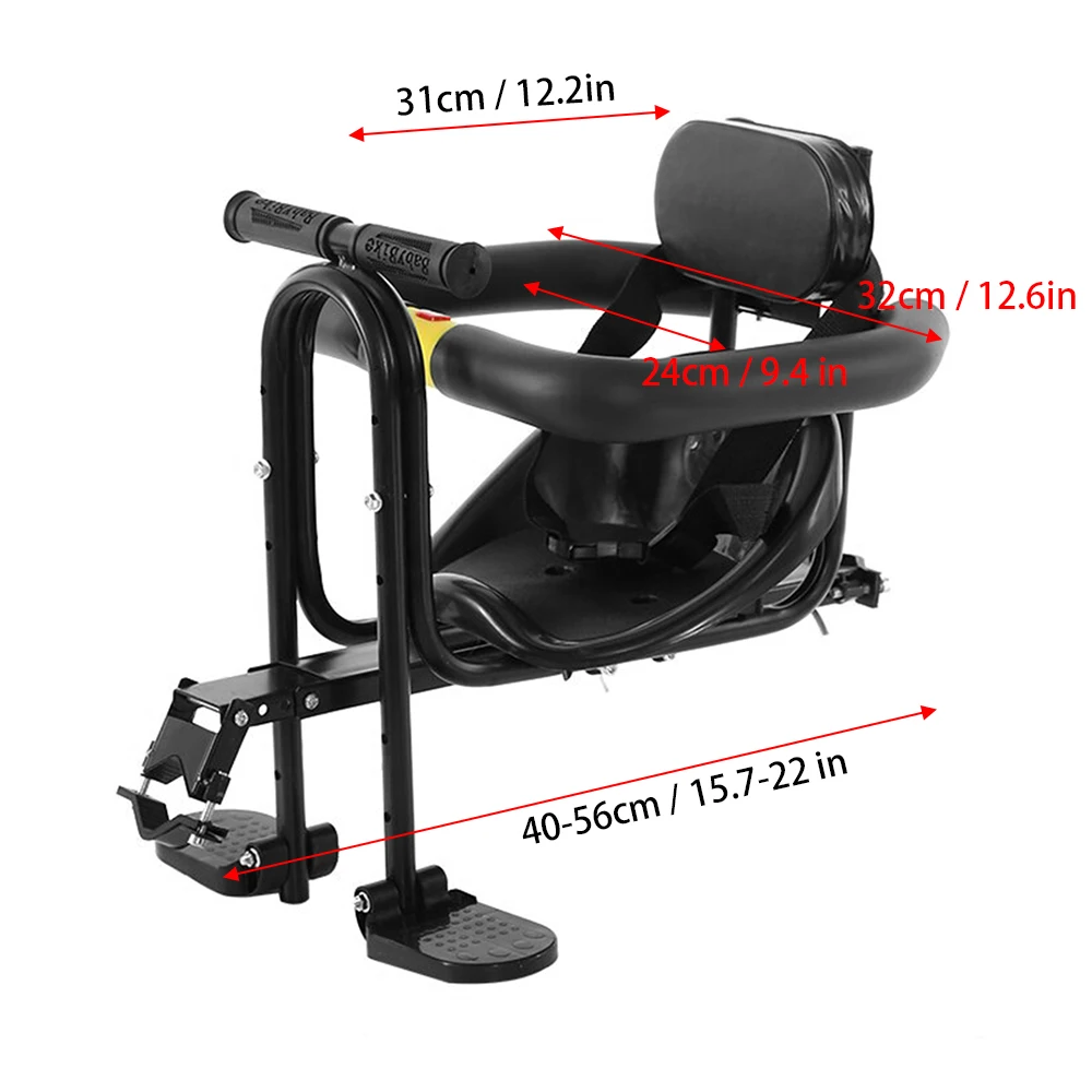 porte bebe velo avant rockingchair noir