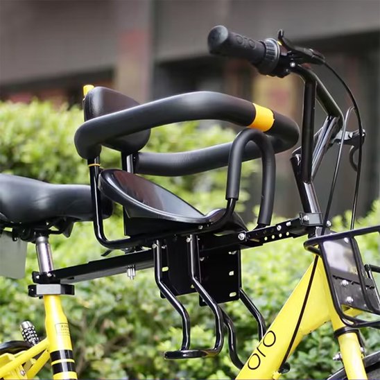 Porte bebe velo barre noir carbone