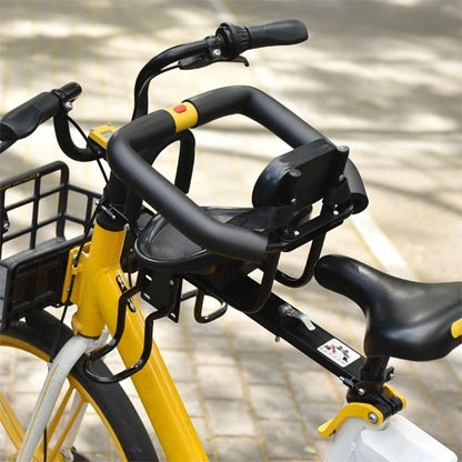 Porte bebe velo vue arriere noir carbone