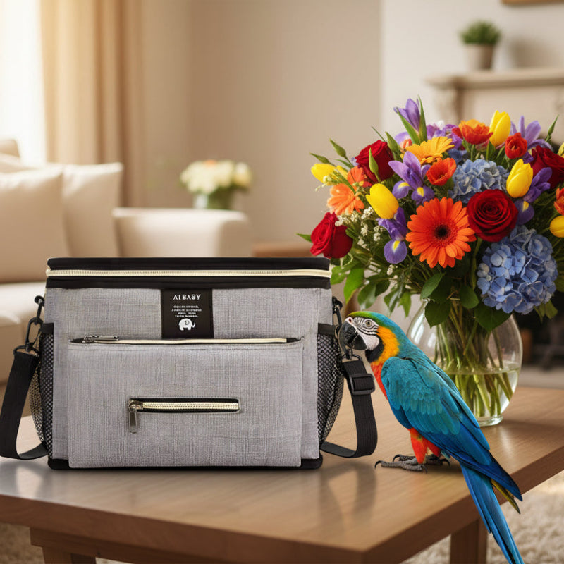sac a langer éléphant gris salon