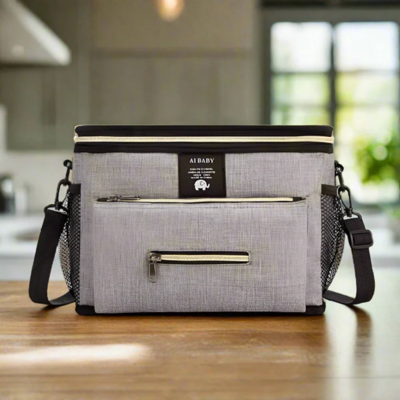 sac a langer éléphant gris