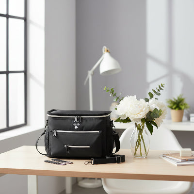 sac a langer éléphant noir
