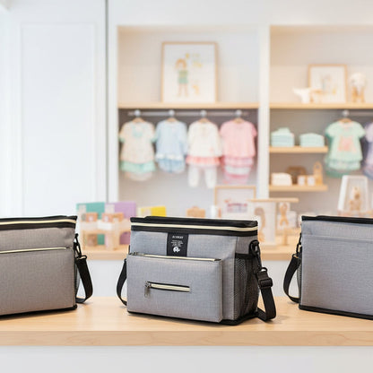 sac a langer multifaces éléphant gris